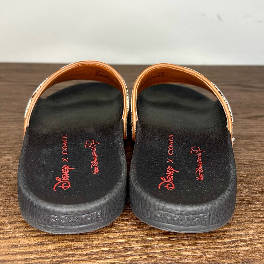 Coach X Disney Sport Slide with Mickey Mouse Embroidery Size 7 - Picture 8 of 11